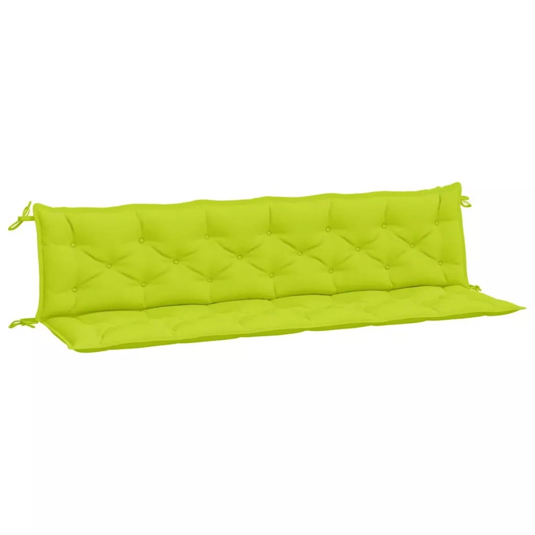 VidaXL - Coussin de banc de jardin tissu, One Size, Vert