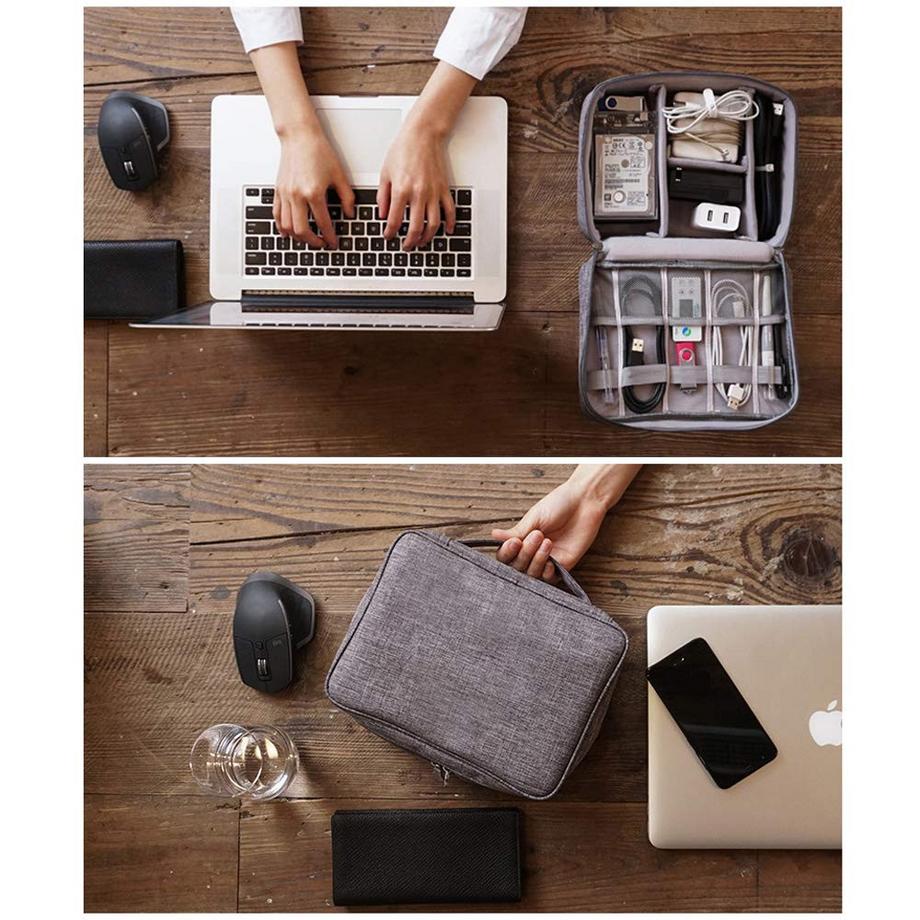 Only-bags.store  Elektronische Zubehörtasche Travel Electronic Organizer Wasserdichte Kabeltasche Zubehör 