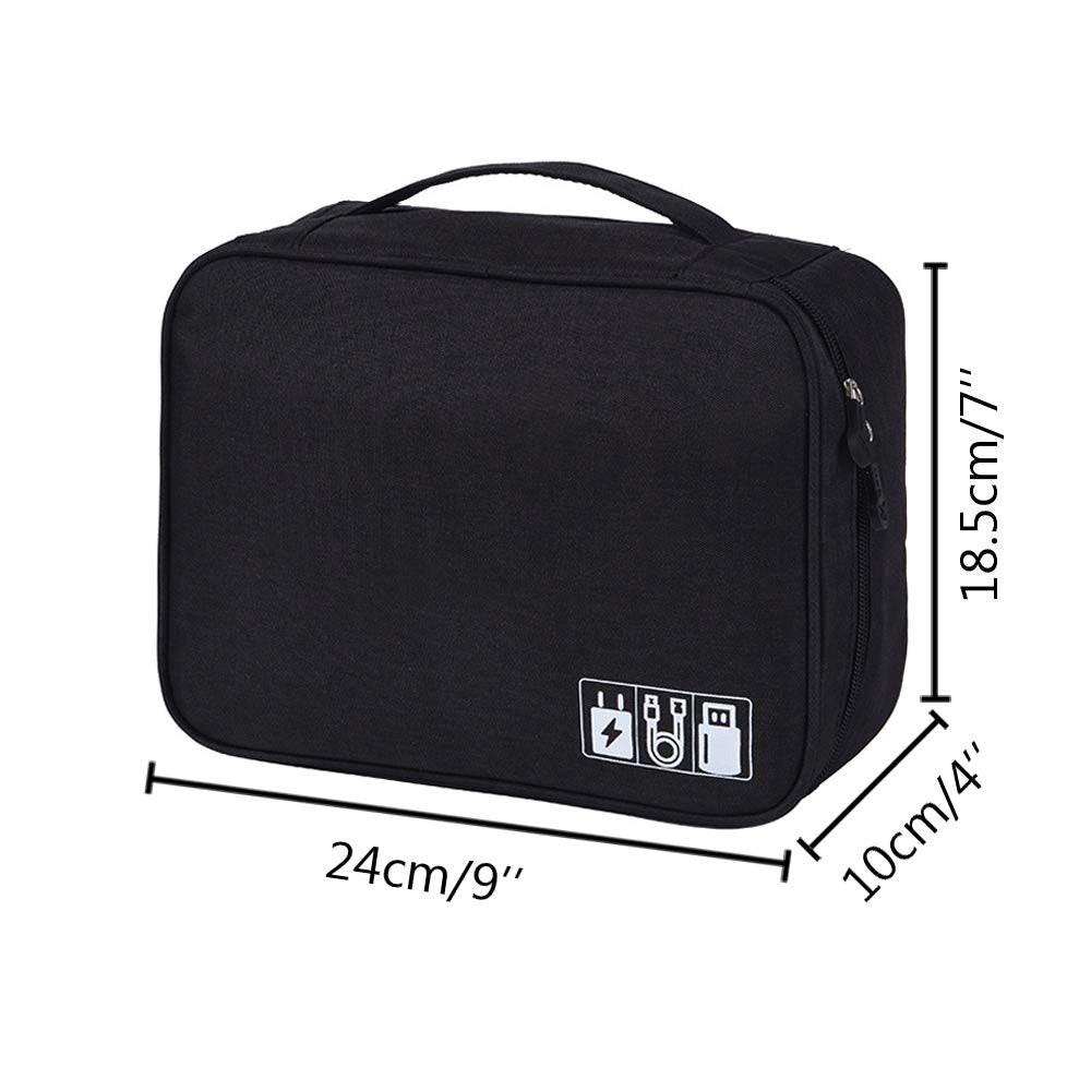 Only-bags.store  Elektronische Zubehörtasche Travel Electronic Organizer Wasserdichte Kabeltasche Zubehör 