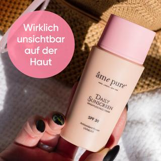 âme pure  Daily Sunscreen  |  Sonnencreme SPF 30 - Anti- Aging UVA/ UVB Sonnenschutz für Gesicht 