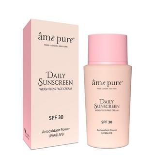 âme pure  Daily Sunscreen | Crème solaire SPF30 - Protection solaire anti-âge UVA/UVB pour le visage 