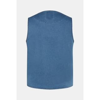 JP1880 Gilet en jean FLEXNAMIC Encolure en V  