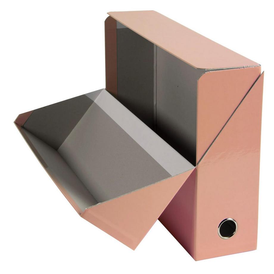 Exacompta Scatola per progetti dorso 90mm Aquarel cartoncino - 25,5x34cm - x 5  