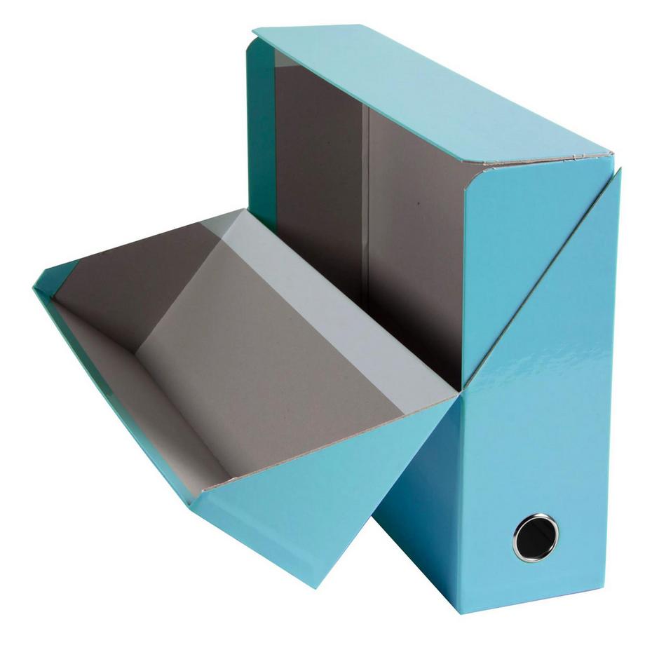 Exacompta Scatola per progetti dorso 90mm Aquarel cartoncino - 25,5x34cm - x 5  