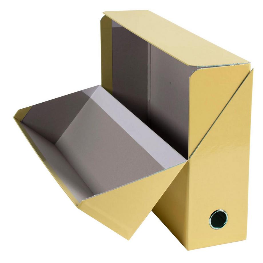 Exacompta Scatola per progetti dorso 90mm Aquarel cartoncino - 25,5x34cm - x 5  