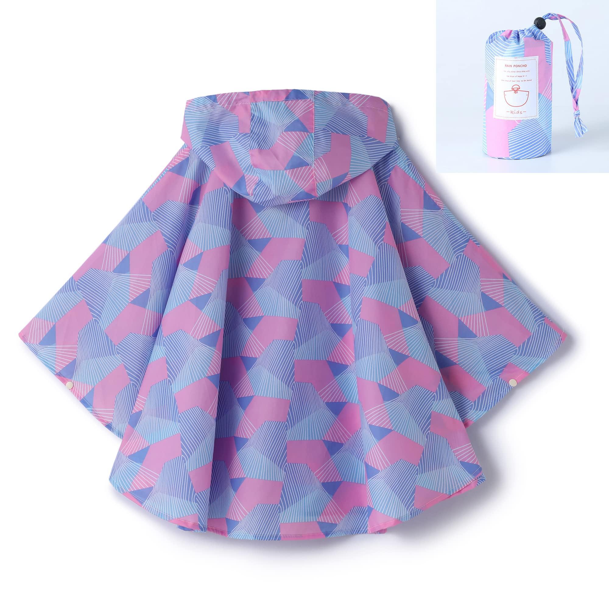 Alopini Poncho Antipioggia Bambino con Cappuccio  