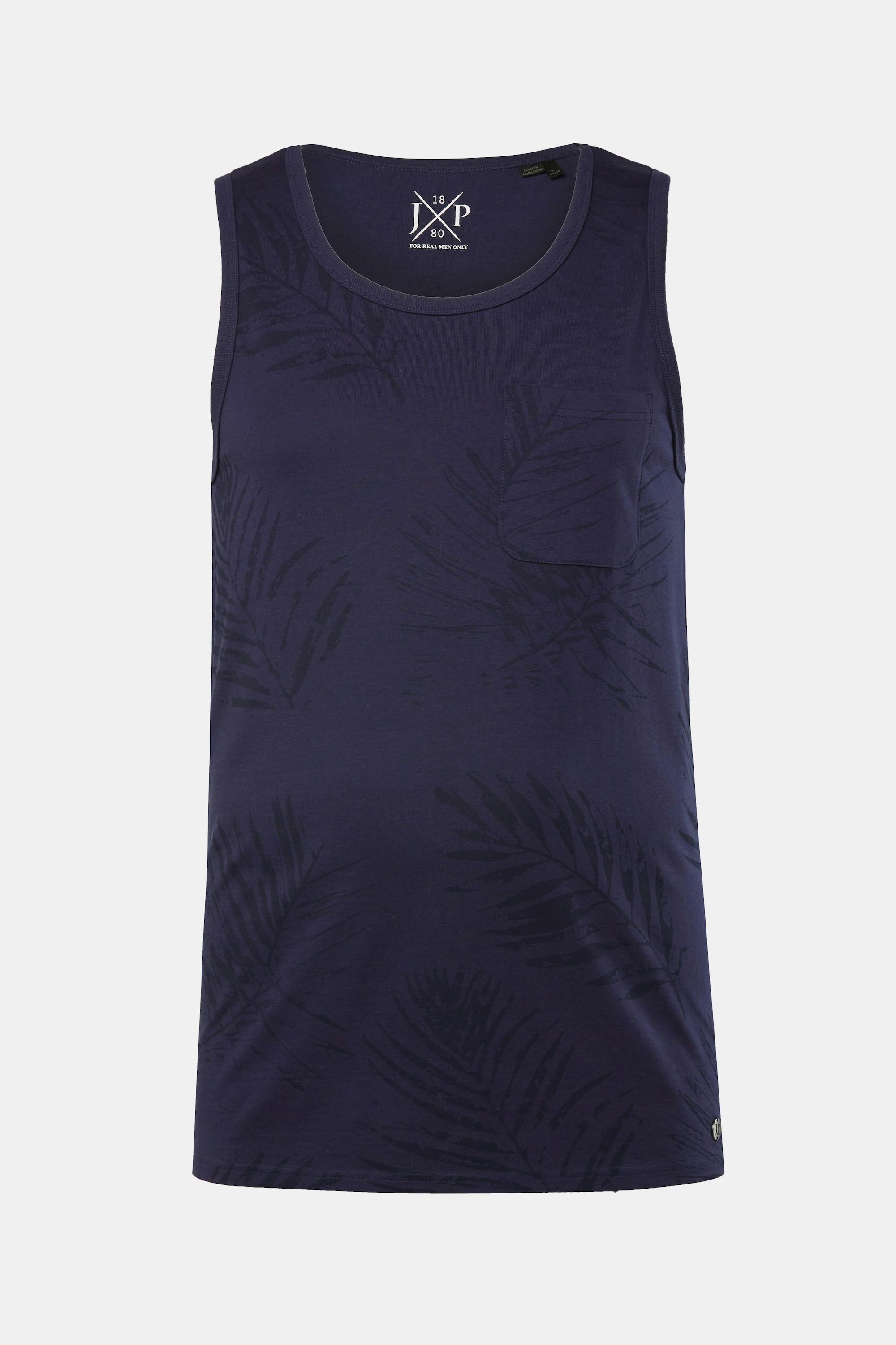 JP1880  Tanktop, floraler Print, Brusttasche 