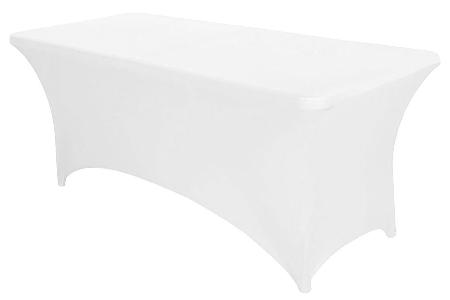 B2X Universeller Tischdeckenbezug für Gastronomietisch 180 cm 6FT elastisch  