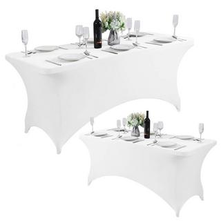 B2X Universeller Tischdeckenbezug für Gastronomietisch 180 cm 6FT elastisch  