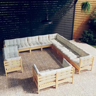 VidaXL Garten-lounge-set kiefernholz  