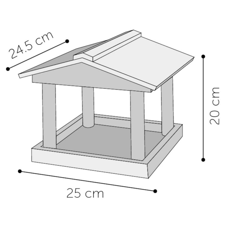 Flamingo  Vogel futterhaus holz 