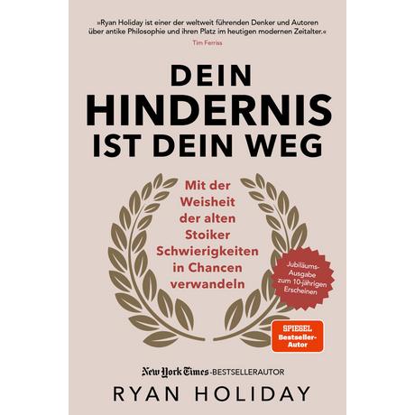 Dein Hindernis ist Dein Weg - Jubiläumsausgabe Holiday, Ryan Couverture rigide 