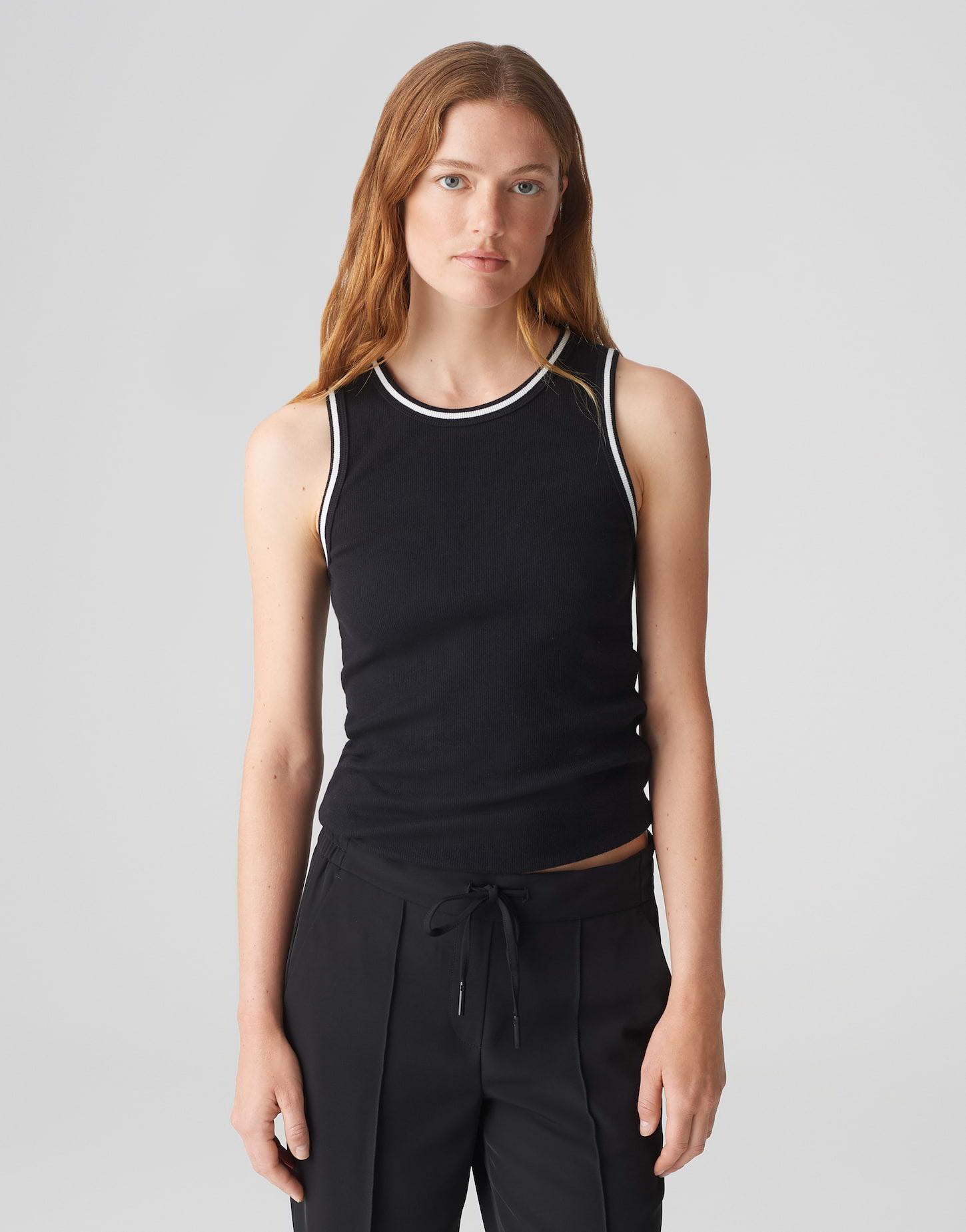 OPUS  Tank Top Ilesso preppy figurbetont geschnitten 