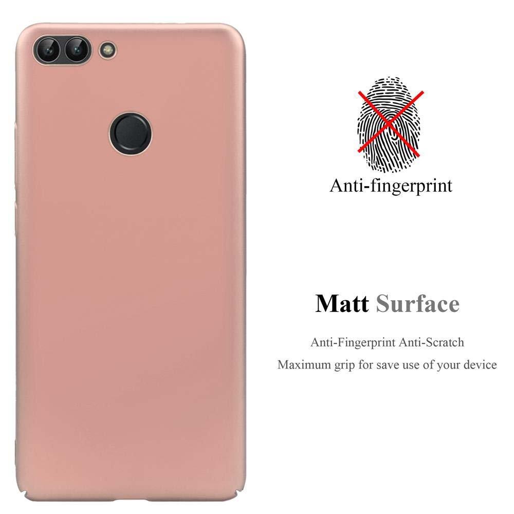 Cadorabo  Hülle für Huawei P SMART 2018  Enjoy 7S Hard Case in Metall Optik 