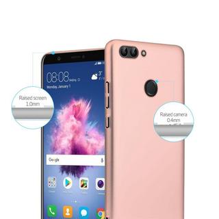 Cadorabo  Hülle für Huawei P SMART 2018  Enjoy 7S Hard Case in Metall Optik 