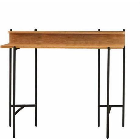 mutoni Table console de bureau naturel  