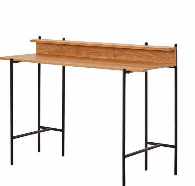 mutoni Table console de bureau naturel  