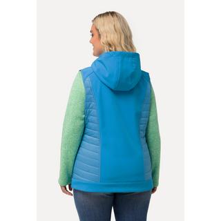 Ulla Popken HYPRAR Gilet Ibrido con Cappuccio Idrorepellente  