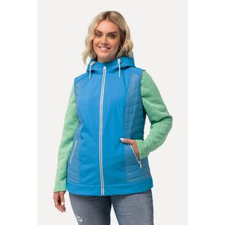 Ulla Popken HYPRAR Gilet Ibrido con Cappuccio Idrorepellente  