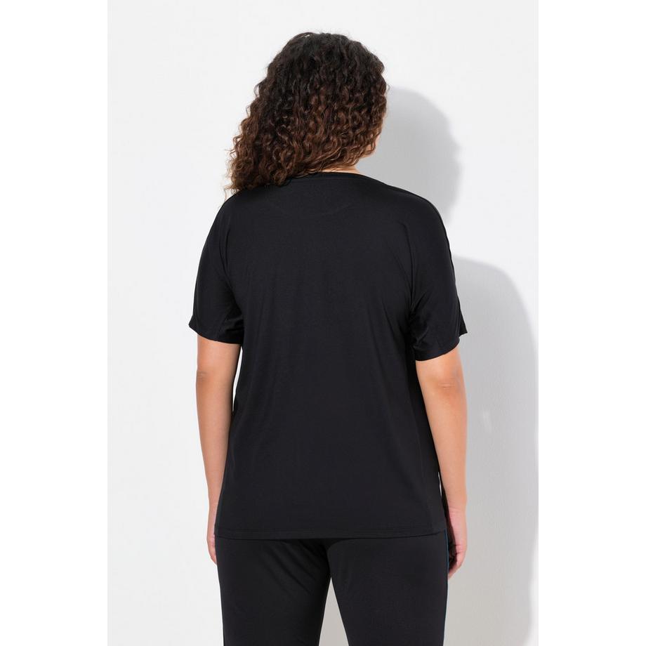 Ulla Popken Maglia funzionale a mezza manica riciclata ad asciugatura rapida  