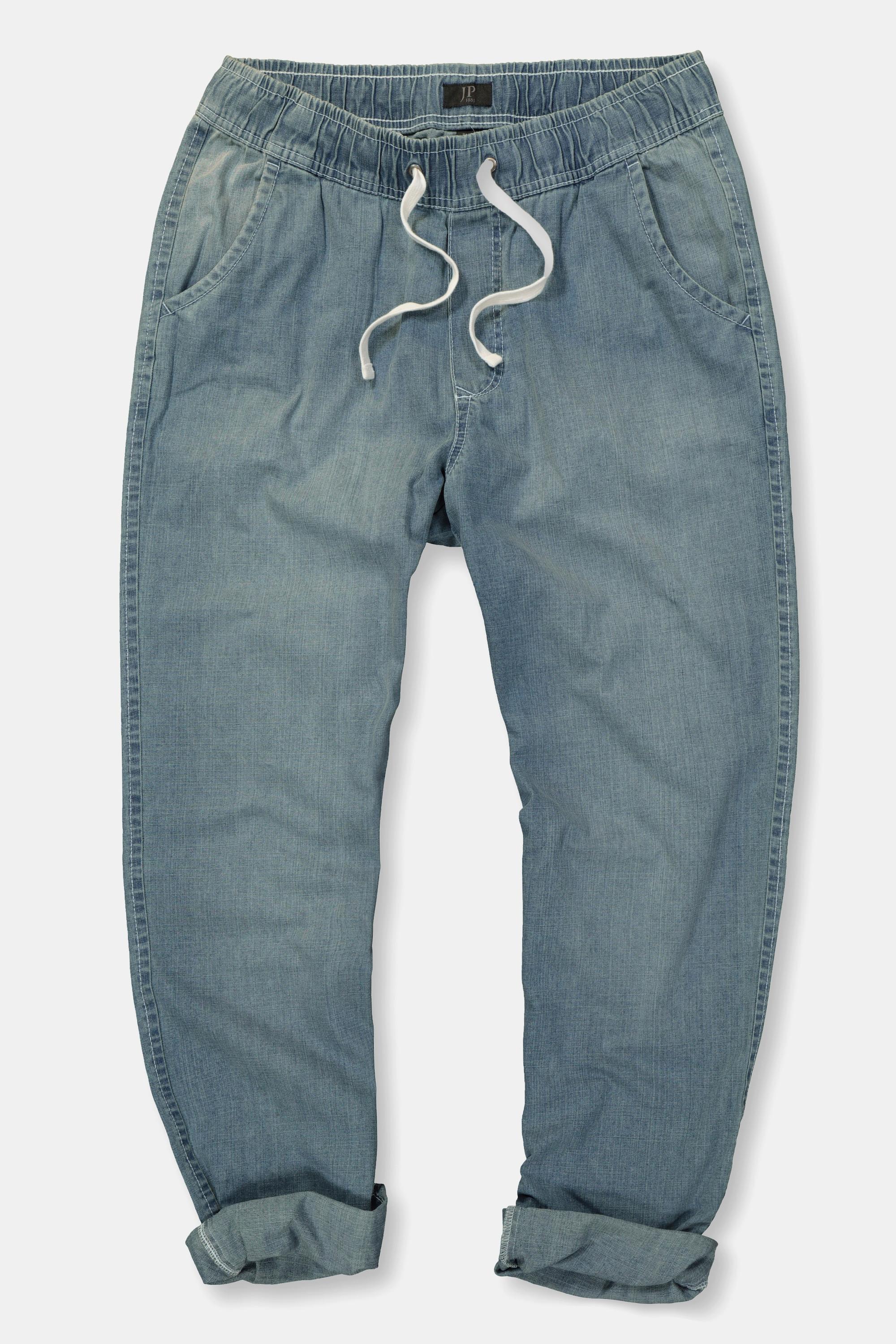 JP1880  Pantaloni dal taglio ampio a quattro tasche con effetto jeans 