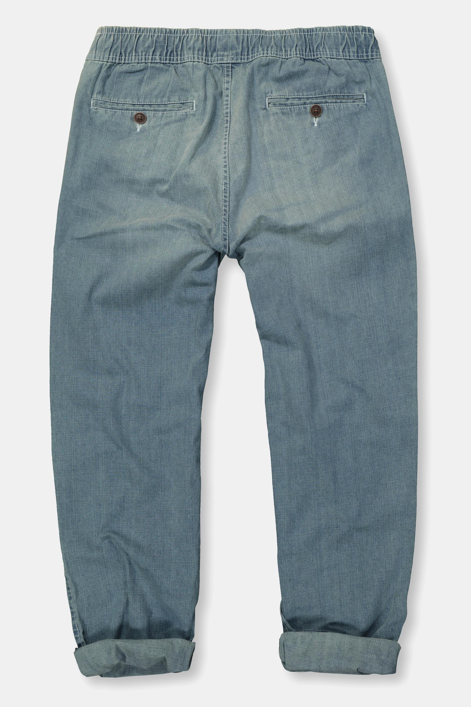 JP1880  Pantaloni dal taglio ampio a quattro tasche con effetto jeans 