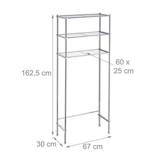 B2X Regal für Waschmaschine aus Metall  