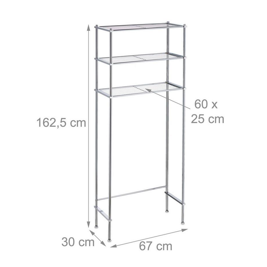 B2X Regal für Waschmaschine aus Metall  