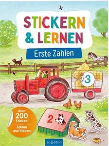 Stickern & Lernen - Erste Zahlen Schmiedeskamp, Katja (Illustrationen) Couverture rigide 