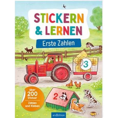 Stickern & Lernen - Erste Zahlen Schmiedeskamp, Katja (Illustrationen) Couverture rigide 