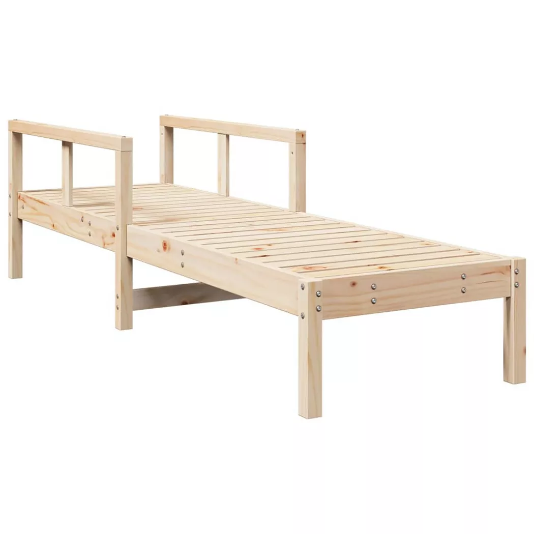 VidaXL - Sonnenliege holz, One Size, Braun