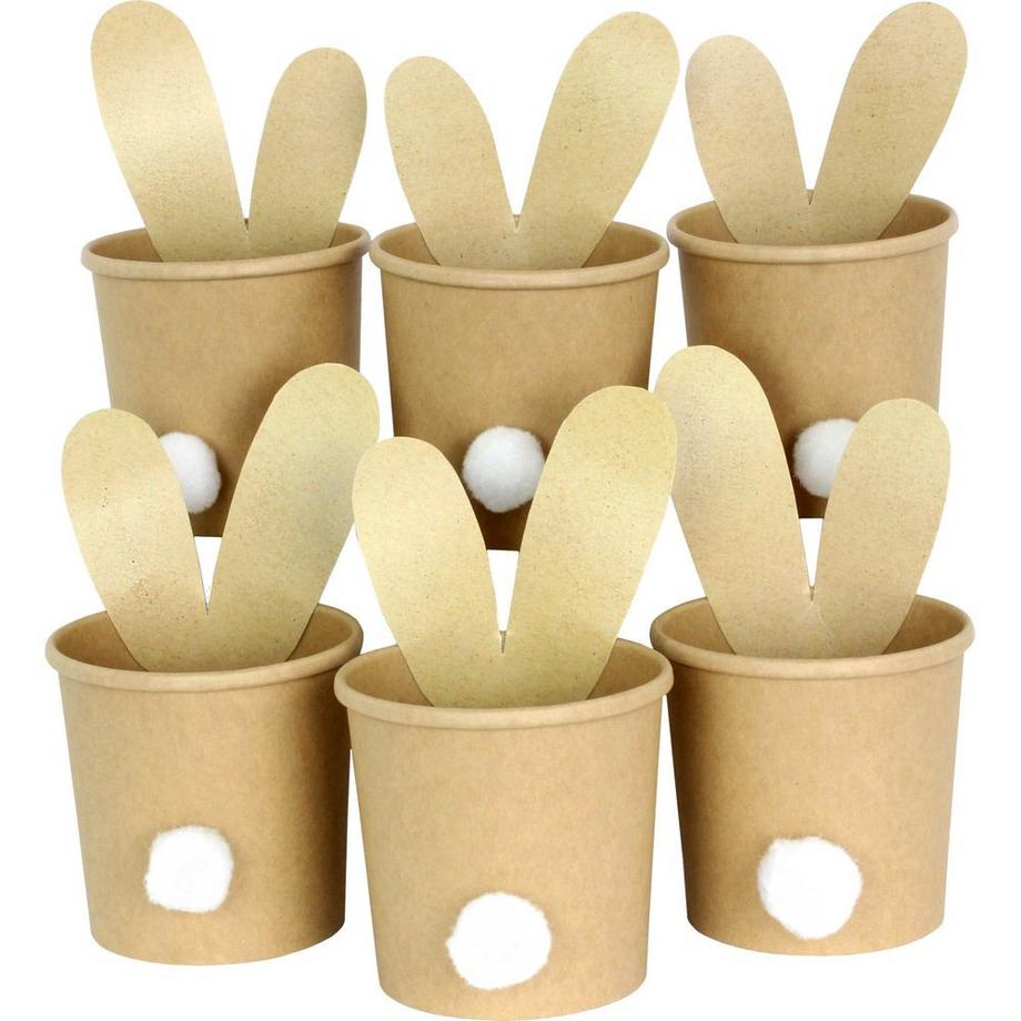 Cerfs-volants en papier Nids de Pâques - Gobelets de Pâques avec des oreilles