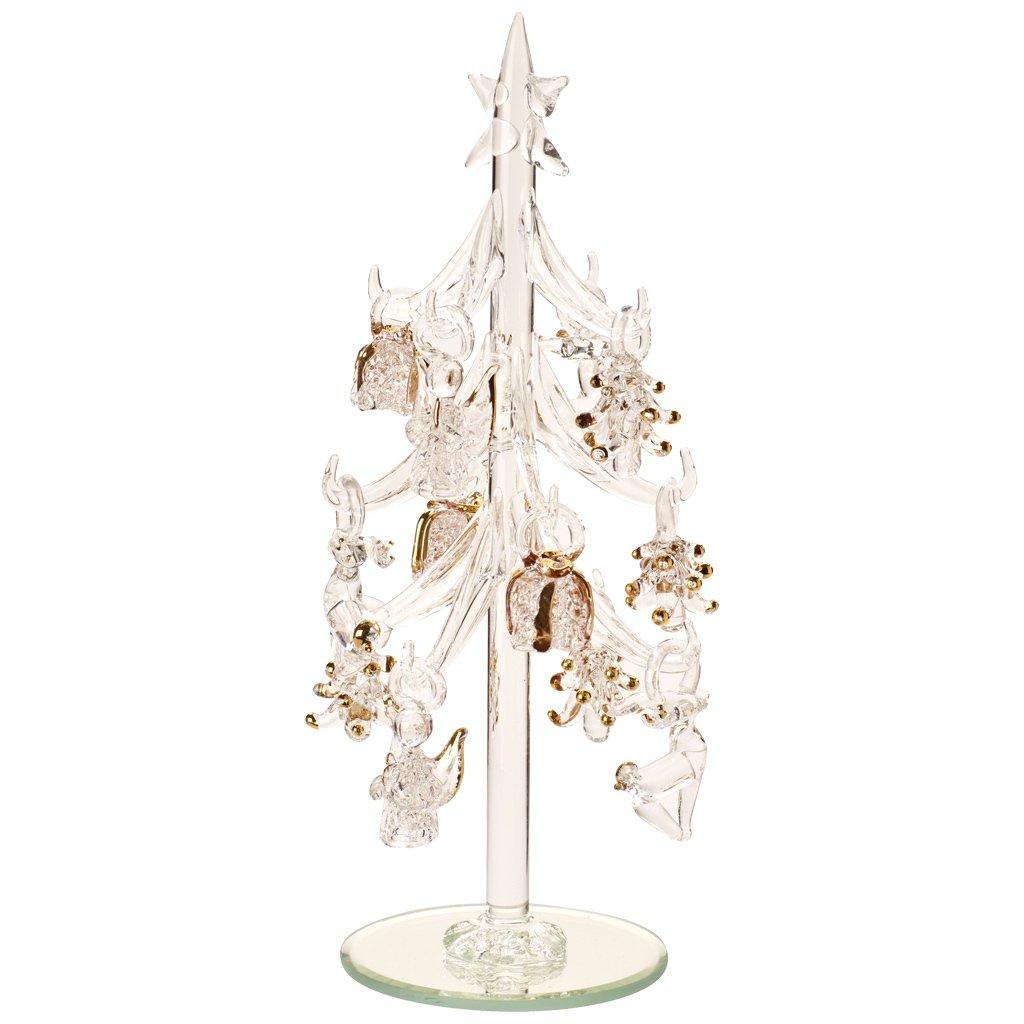 Villeroy&Boch Glas Baum mit Ornamenten Winter Collage Accessoires  