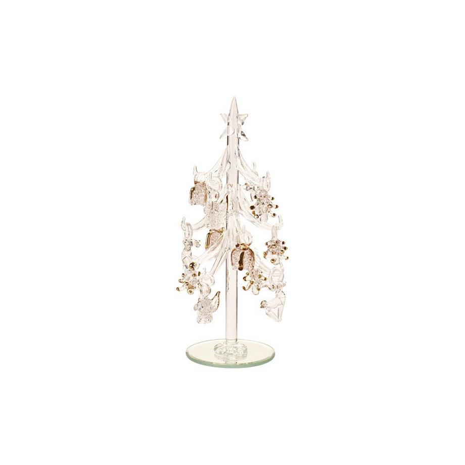 Albero vetro c ornamenti Winter Collage Accessoires
