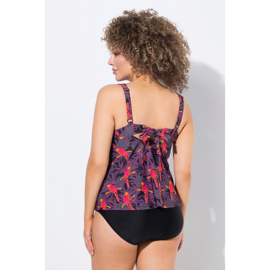 Ulla Popken Papageien Print Tankini Softcups  