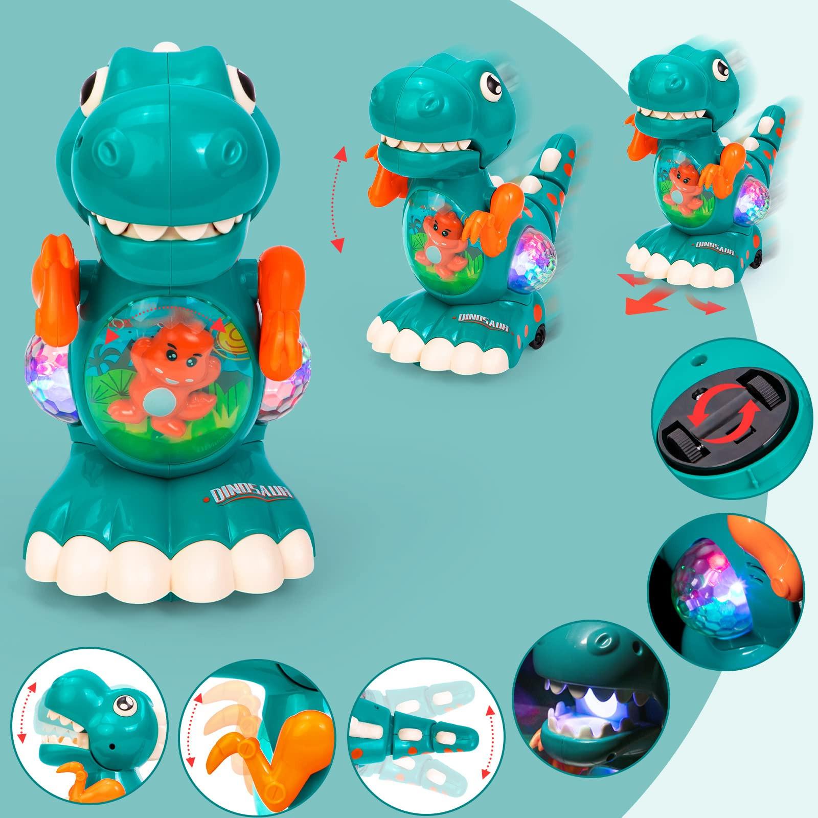 Activity-board  Spielzeug, Musik Licht Krabbelnder Dinosaurier Baby Sensory Music Dinosaur Toy 