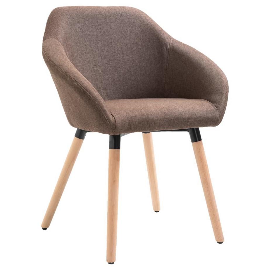 VidaXL Chaise de salle à manger tissu  