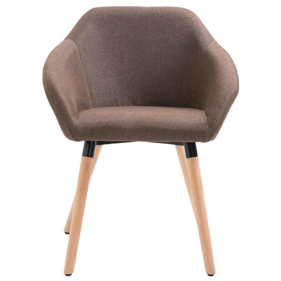 VidaXL Chaise de salle à manger tissu  