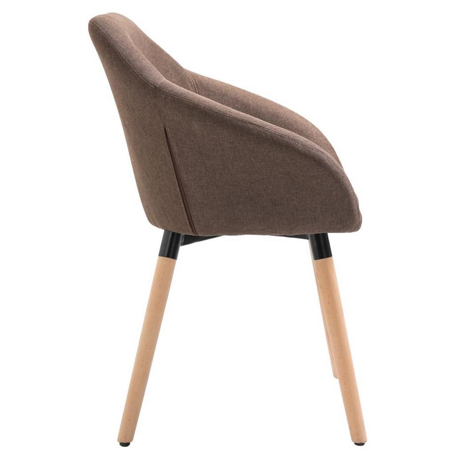 VidaXL Chaise de salle à manger tissu  