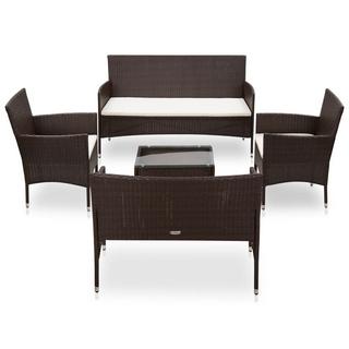 VidaXL Gartensofa poly-rattan  