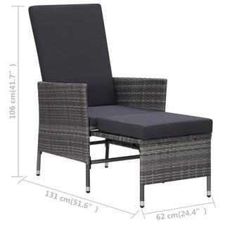 VidaXL Sessel poly-rattan  