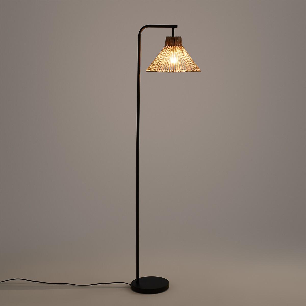 La Redoute Intérieurs Lampadaire métal fer et chanvre  