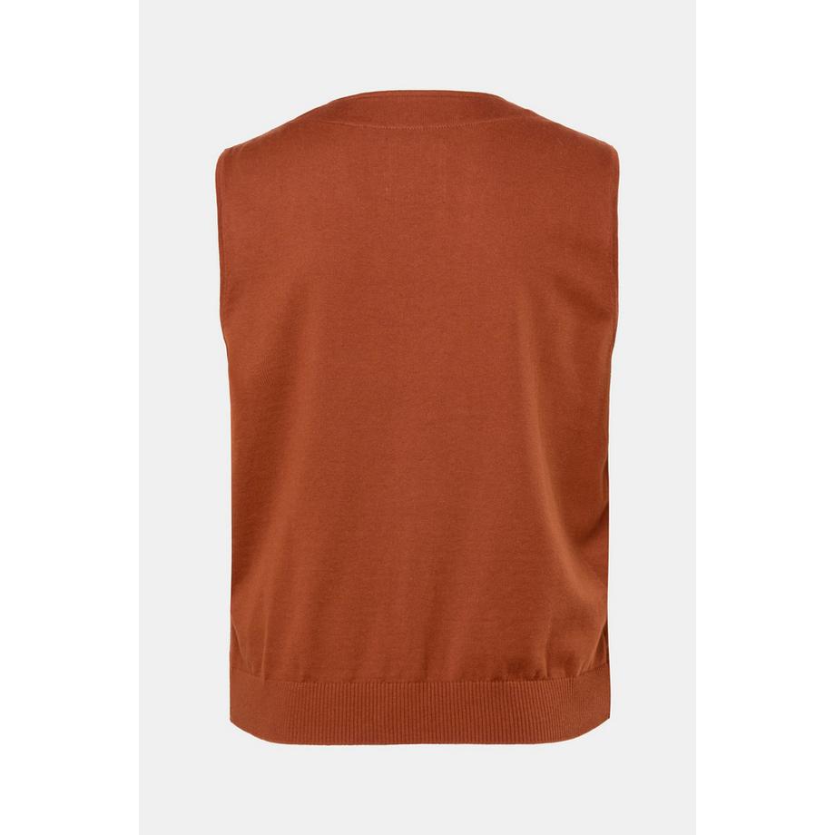 JP1880 Gilet in Tweed Qualità Lana Dorso Lavorato a Maglia  