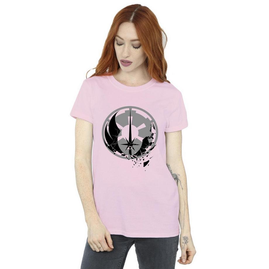 STAR WARS Star Wars Jedi Order und Galaktisches Imperium Symbol T-Shirt  