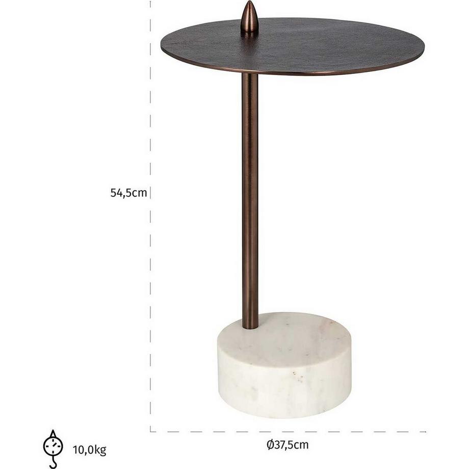 mutoni Tavolino in marmo Barron 38X55  