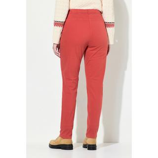 Ulla Popken  Jegging en coton bio. Coupe ajustée et taille élastique 