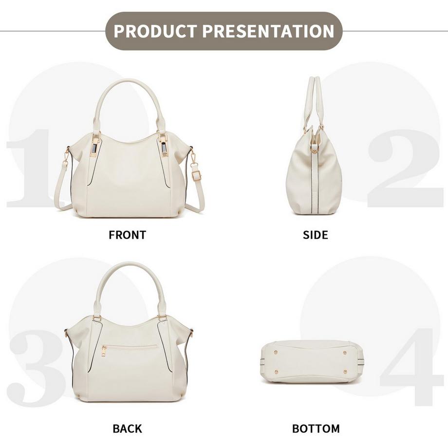 Only-bags.store Grosse Shopper Umhängetasche mit verstellbarem Riemen  