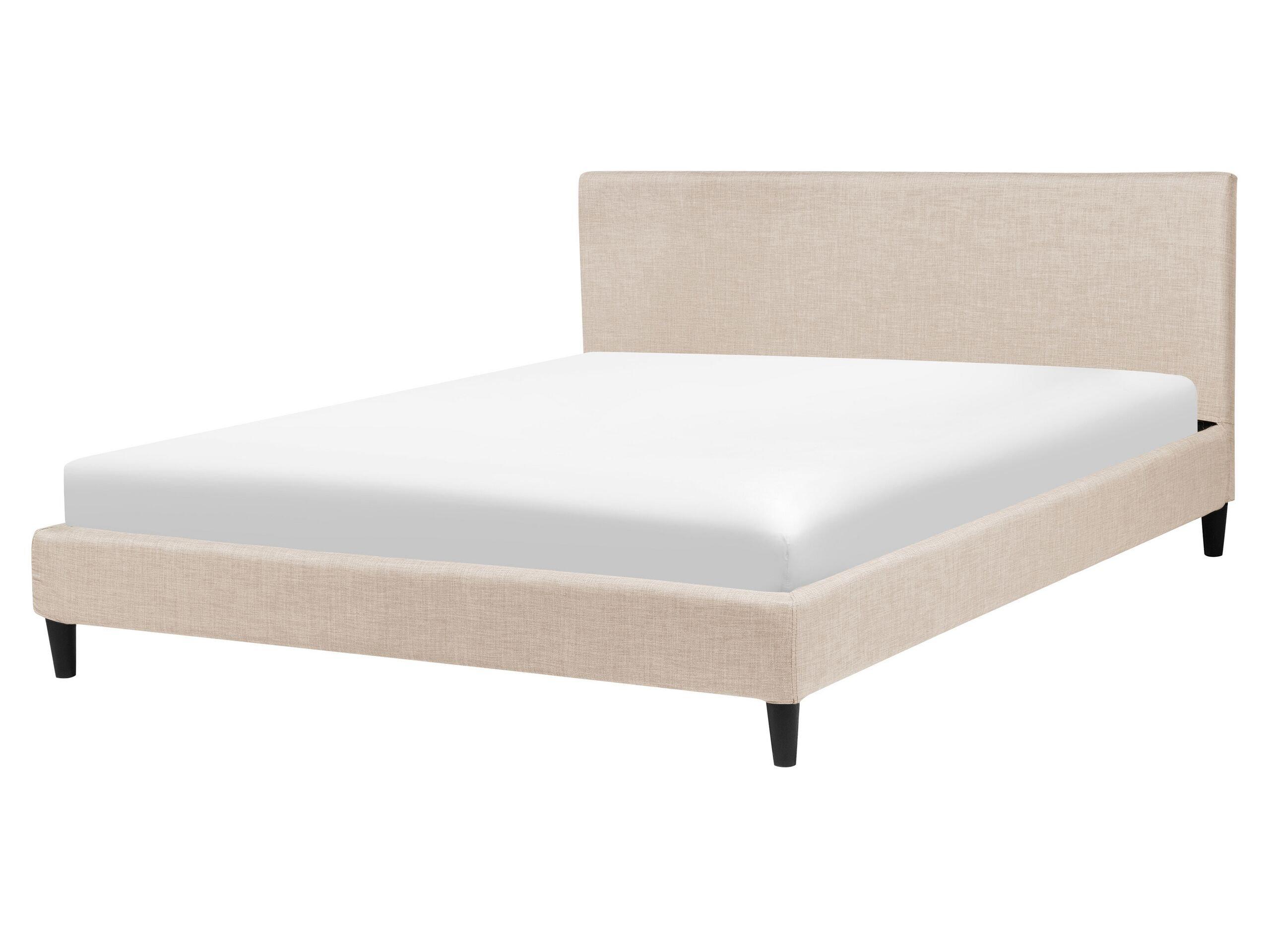 Beliani Bett mit Lattenrost aus Polyester Modern FITOU  