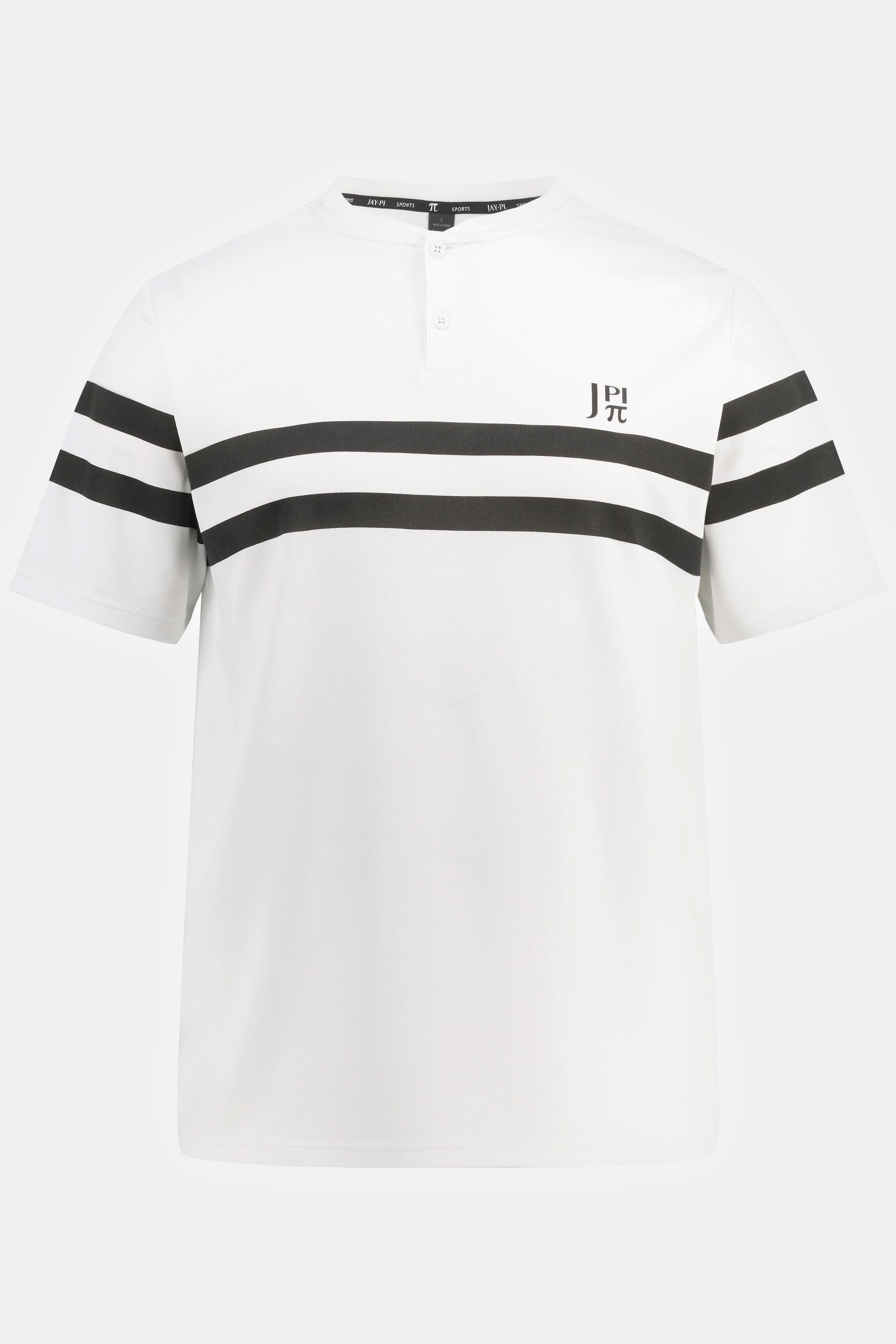 JP1880  Maglia serafino da tennis con mezze maniche 