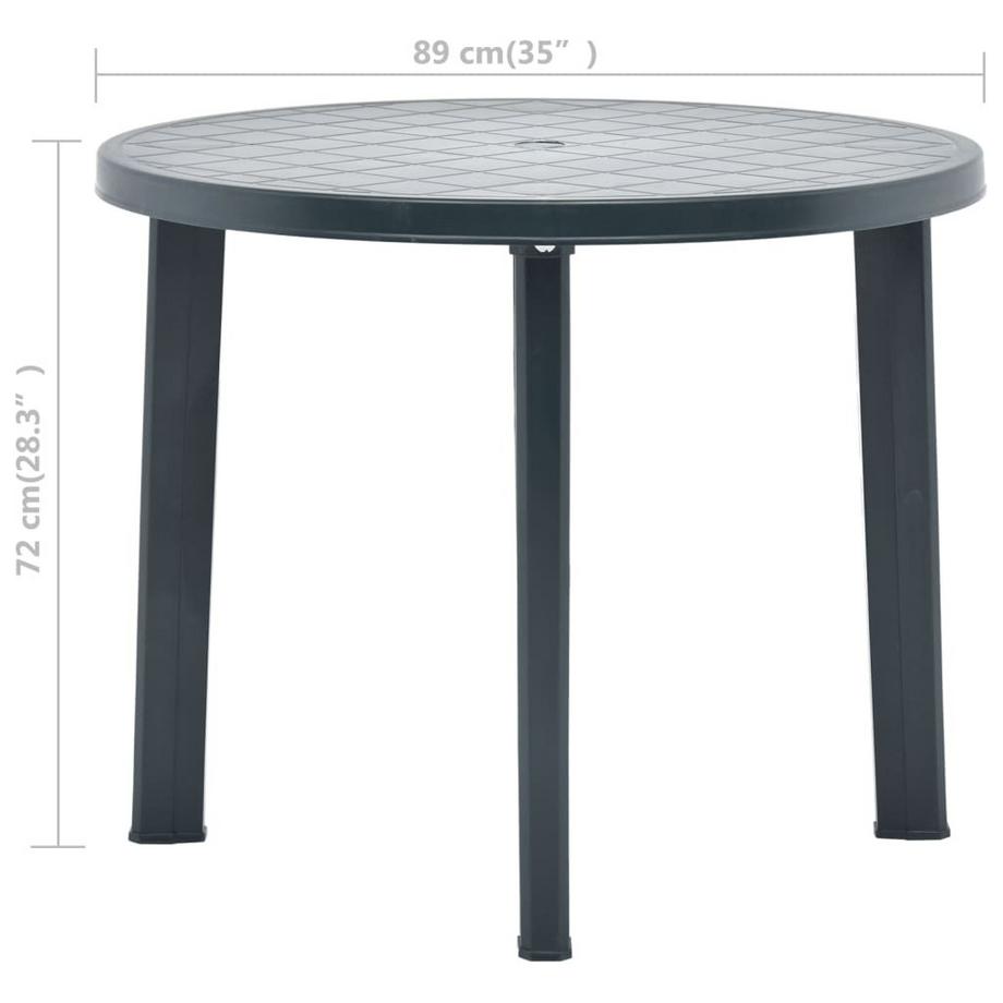 VidaXL Gartentisch plastik  